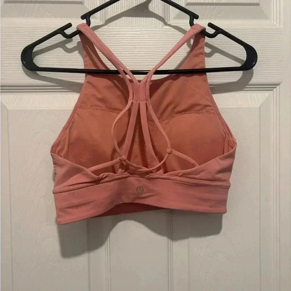 Lululemon + Soul Cycle Ride & Reflect Sports Bra In Cameo Pink Size 4. - Picture 4 of 5